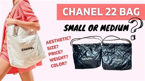 chanel 22 cm|Chanel 22 small size.